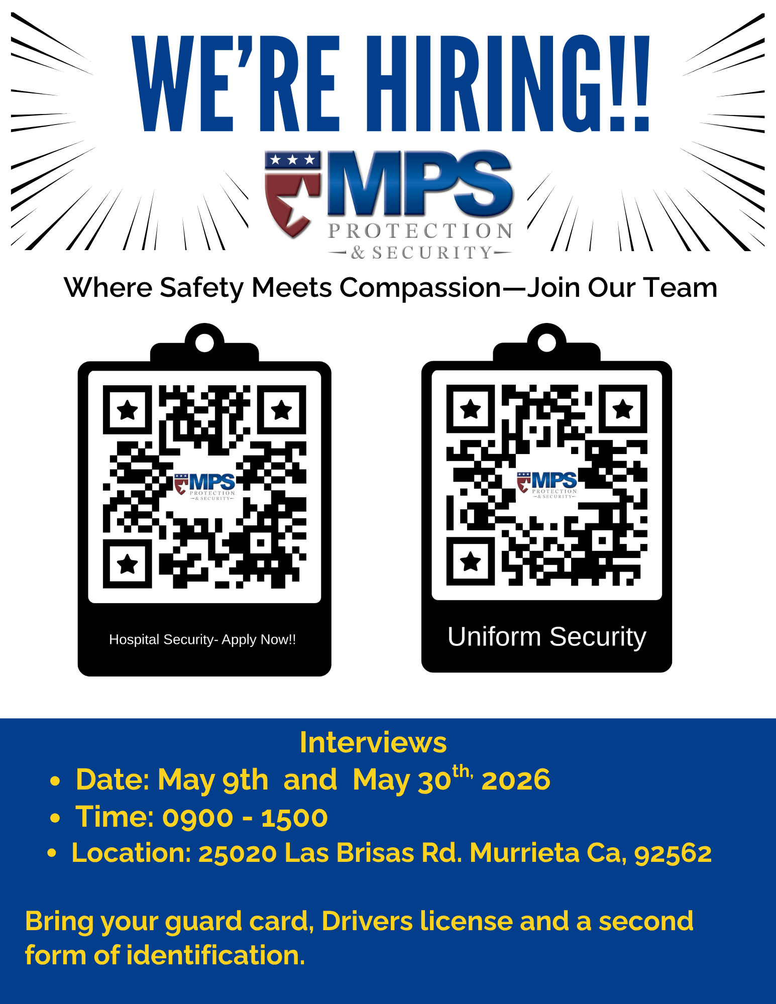 We're Hiring!