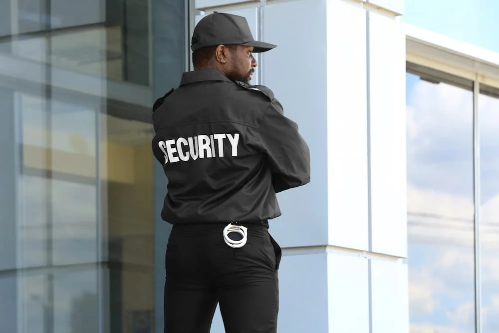 Private Security Guard Watching property